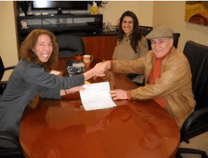 Image of Martha Ramsay and a client