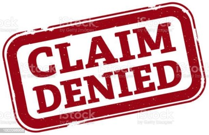  CLAIM DENIED