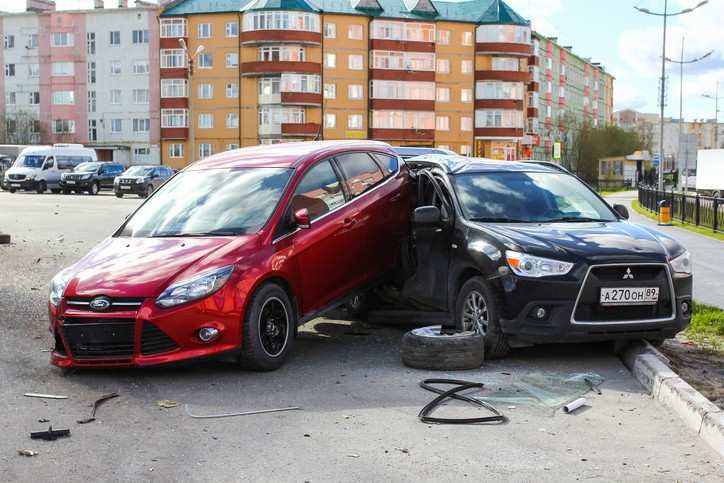 Three-Vehicle Crash