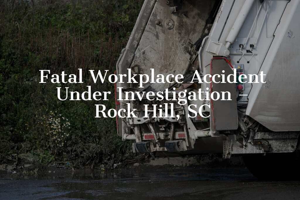 Fatal Workplace Accident near manufacturing plant
